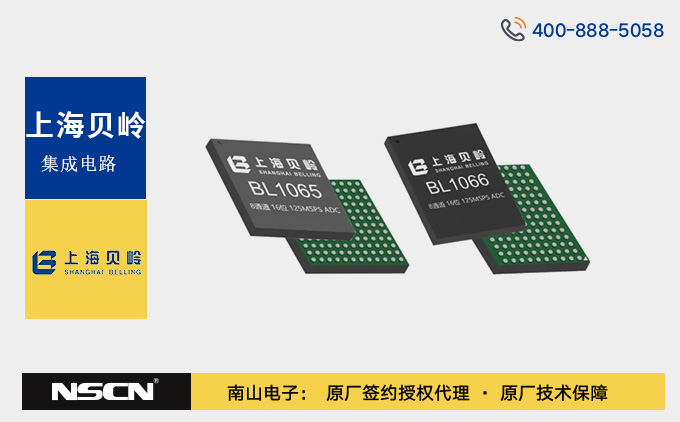 上海贝岭新品BL1065/BL1066系列：8通道、16位、125MSPS模数转换器